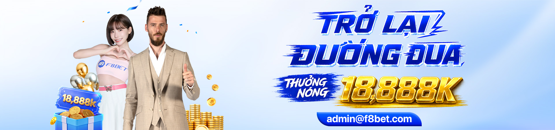 f8bet banner tri ân thành viên trở lại